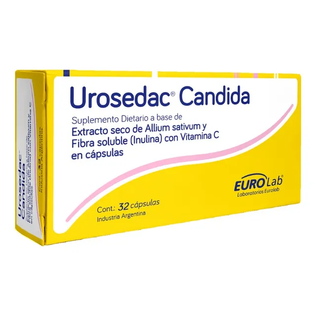 Eurolab Urosedac Candida X 32 Cápsulas Sabor Neutro