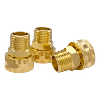 Adaptador Giratorio De Manguera De Jardín De Latón 19 Mm A 1 Adaptador Giratorio De Manguera De Jardín De Latón 19 Mm A 1