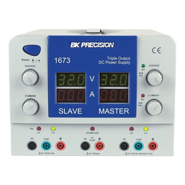 Fuente De Poder Triple Salida 0-32v 0-6a Bk Precision 1673