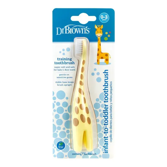 Cepillo de dientes infantil Dr Brown's Jirafa suave