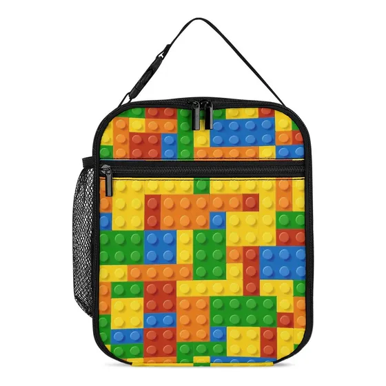 Bolsa De Almuerzo Aislante, Bloques De Construcción, Ladrill