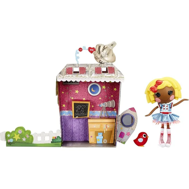 Muñeca Lalaloopsy Dot Starlight 33 Cm Con Pajarito 33 Cm
