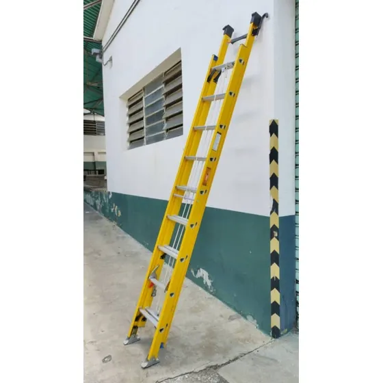 Escalera Telescópica De Fibra De Vidrio 5 Metros
