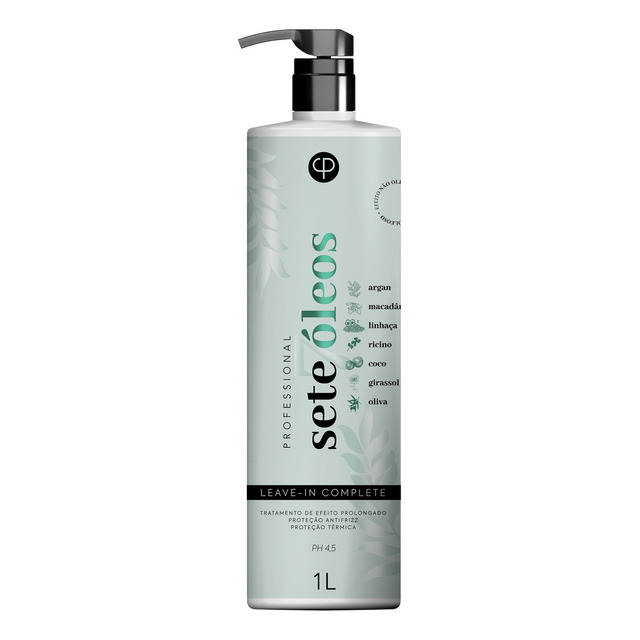 Leave-in Physis Professional Sete Óleos Nutrição De 1l 1kg Leave-in Physis Professional Sete Óleos Nutrição De 1l 1kg