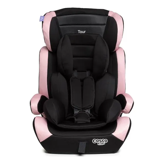 Cadeirinha Cosco Kids, Tour, 9 a 36 Kg, Preto e Rosa