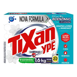 Lava Roupas Em PĂł Tixan YpĂȘ Antibac 1,6kg Lava Roupas Em PĂł Tixan YpĂȘ Antibac 1,6kg