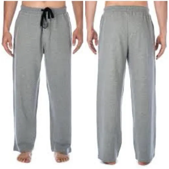 Pantalón Térmico De Punto Para Hombre Gris Carbón