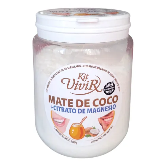 Mate De Coco + Citrato De Magnesio Kit Vivir Libre De Gluten