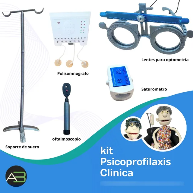 Kit De Psicoprofilaxis Clinica  Y Oftalmológica (pediatrico)