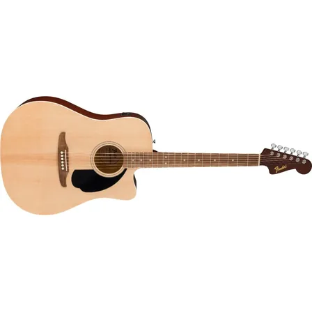Violão Fender California Debut Redondo-ce 0974010521 Natural Destro Nogueira