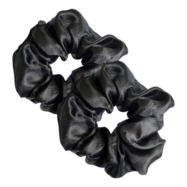 Colitas X 2 Unidades Moñas Satín Seda De Cabello Scrunchies