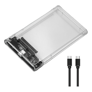 Transparent 2.5-inch Usb C Hard Drive Enclosure Sata/ssd Transparent 2.5-inch Usb C Hard Drive Enclosure Sata/ssd