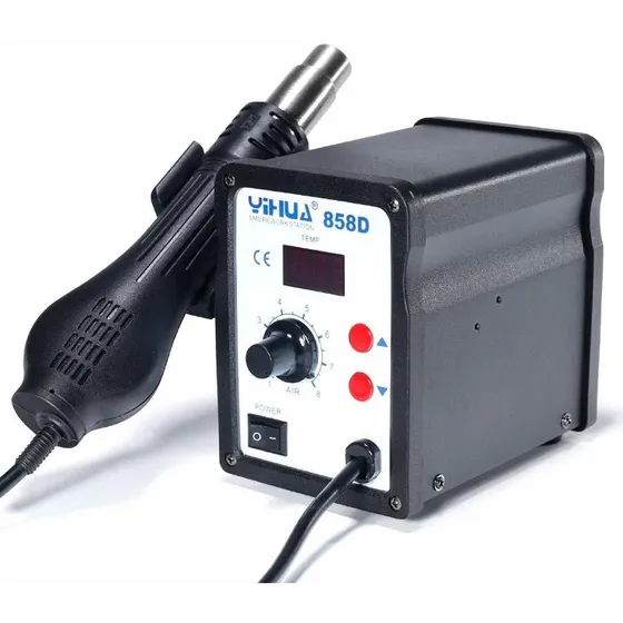 Yihua 858d Estacion Soldadura Aire Caliente Incluye 3