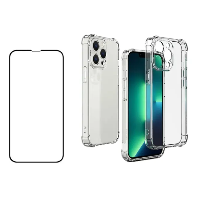Carcasa Anti Golpes + Lamina Para iPhone Varios Modelos