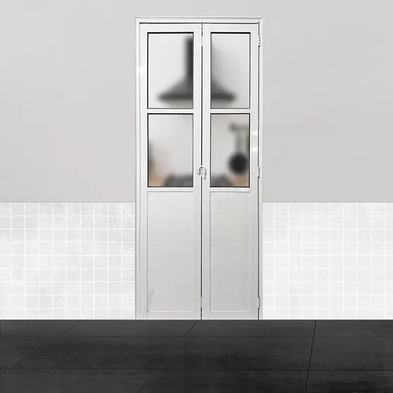 Porta Camarão Lambril Com Vidro 210 X 90cm Linha 25 Lado Wt