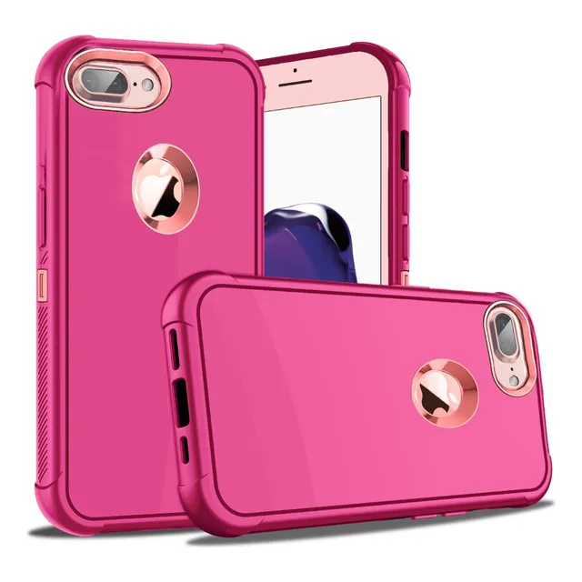 Funda Para iPhone Protección Militar Tres Piezas Antishock