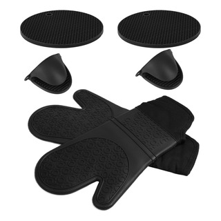 Guantes De Silicona Con Aislamiento Espesado Para Horno De M Guantes De Silicona Con Aislamiento Espesado Para Horno De M