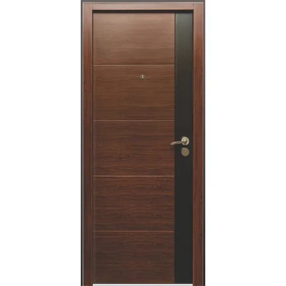 Puerta Blindada Schultz Bunker Roble Oscuro 86x205 Cm Izq