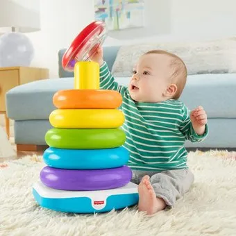 Aros Jumbo Fisher Price Gigantes Navidad Juguete Bebé 