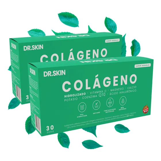 Colágeno Hidrolizado Dr Skin 60 Sobres - Piel Saludable!