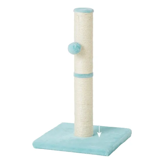 Frisco Poste Rasguñador Rascador Juguete Gatos 50cm Azúl
