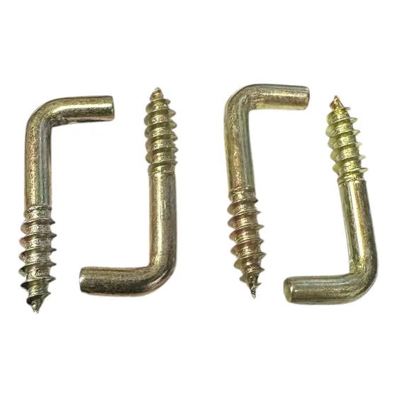 Tornillo Escuadra Cáncamo L25 Zincado 144 Pcs