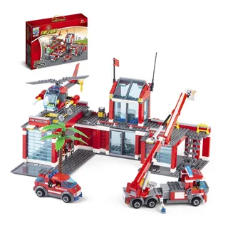 Qlt Qiaoletong Kit De Construccin De Estacin De Bomberos De Qlt Qiaoletong Kit De Construccin De Estacin De Bomberos De