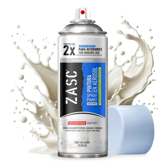 Pintura En Spray / Aerosol Blanca Reparadora (sin-olor) Zasc