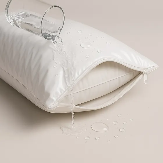 Set X 2 Fundas De Almohadas Impermeable Cierre Sentite Bella