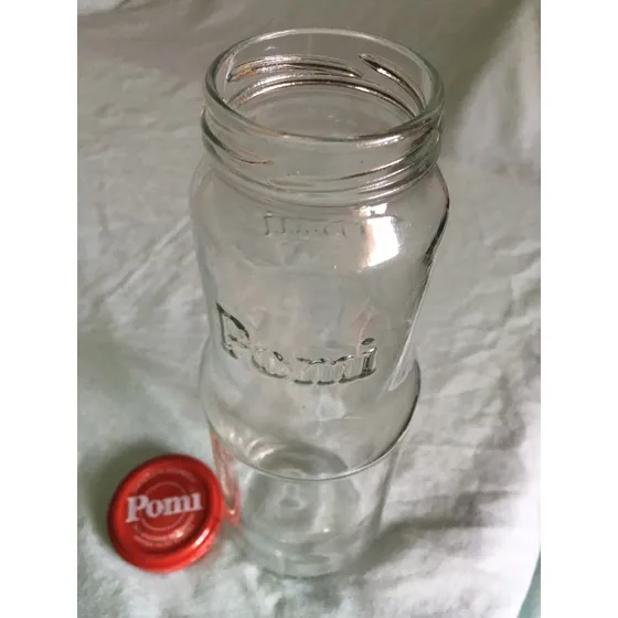 Frasco Envase Vaso Vidrio 720cc Tapa Twist Off 52mm Pomi