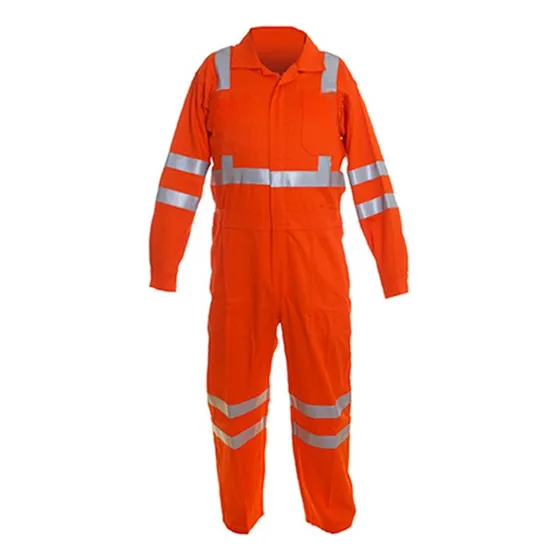 Mameluco Drill Algodón Naranja Protección Uv Reflectivo 3m