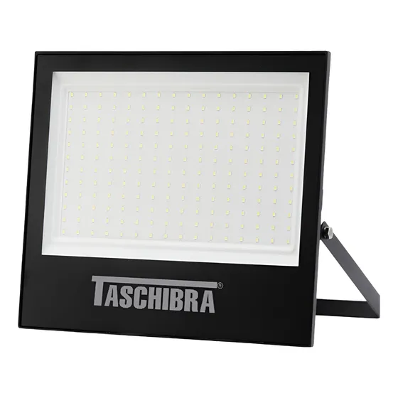 Refletor Led 200w 6500k Taschibra Bivolt Preto Alta Potência