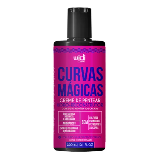 Creme Pentear Curvas Mágicas Protetor Térmico Reconstrutor