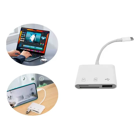 Adaptador Tipo C Usb Sd Msd