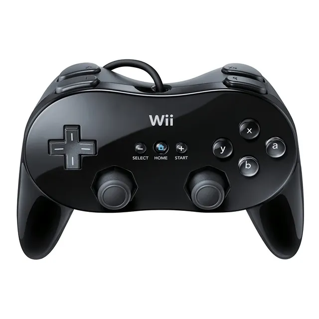 Joystick Nintendo Wii Classic Pro controller negro
