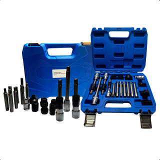 Kit Saca Polia De Alternador Profissional Com 18 Peças Kit Saca Polia De Alternador Profissional Com 18 Peças