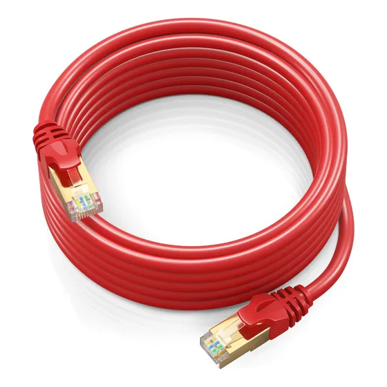 Maximm Cable Ethernet Cat 7 15 Pie Internet Red Rojo