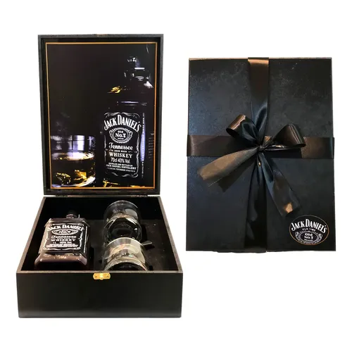 Jack Daniel's Old No. 7 1 L Com 2 Copos Personalizados | MercadoLivre