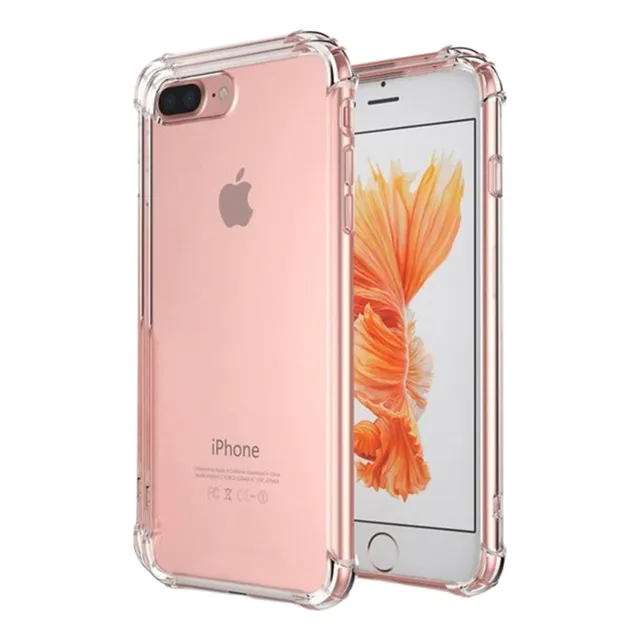 Funda Antishock Transparente Para iPhone + Vidrio Templado