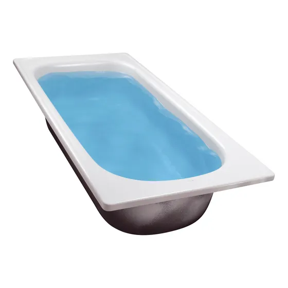Bañera Ferrum 140x70x40cm Chapa Enlozada Color Blanco