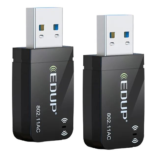 Edup Mini Adaptador Wifi 802.11ac Banda Dual 1300mbps Pc