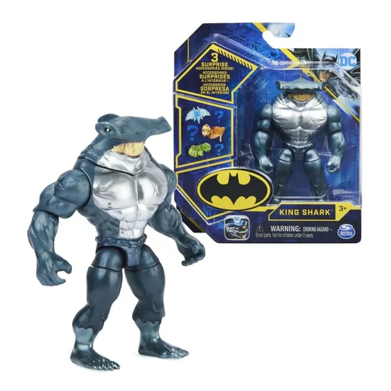King Shark Dc Comics Spin Master 3 Sorpresas