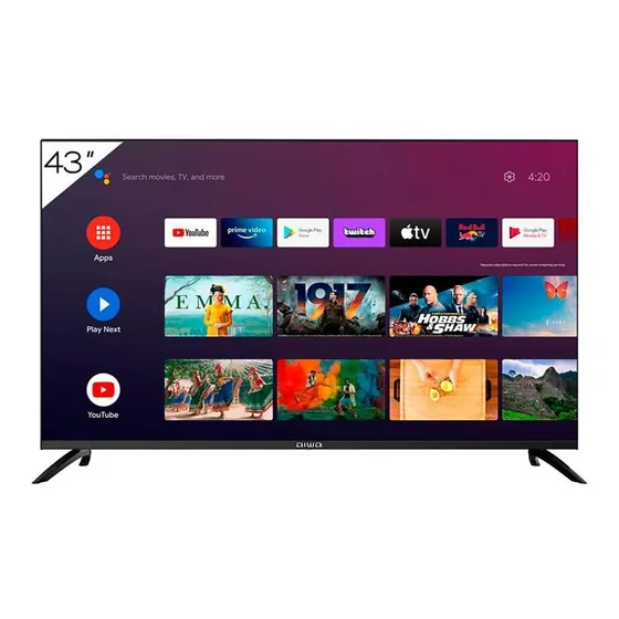 Smart Tv Aiwa-43´ Fhd 1080p. Android Google Official Partner