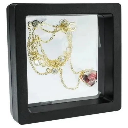 Caixinha Window Box Para Berloques 9x9cm - Kit Com 10 Peças