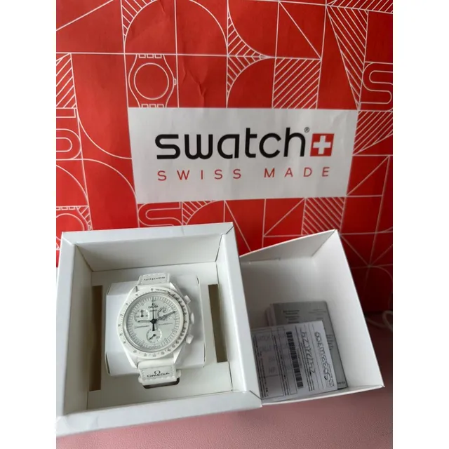 Reloj Omega Swatch Mision To The Moonphase