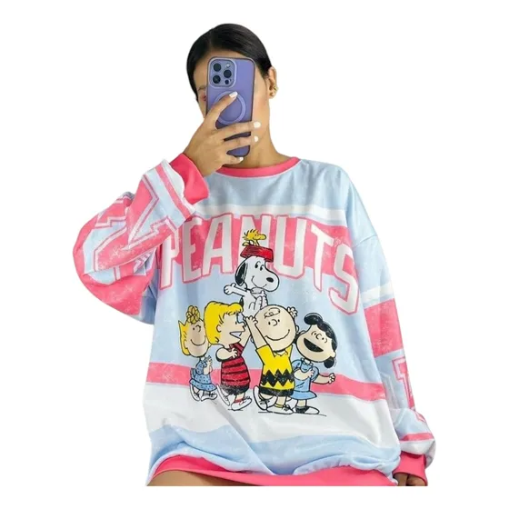Sueter Snoopy Y Sus Amigos Carlitos, Sally