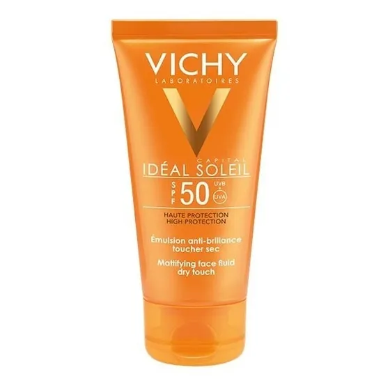 Protector Solar Ideal Soleil Toque Seco F50+ 50ml