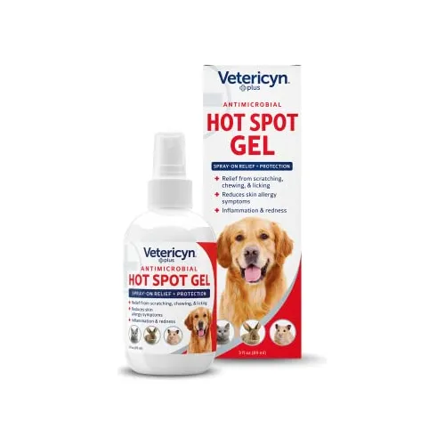 Vetericyn Más Hot Spot Hydrogel. Calmante Alivio Y 10ucs