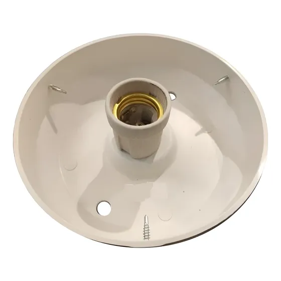 Base Com Encaixe De 15cm P/ Globo Em Poste - Branco