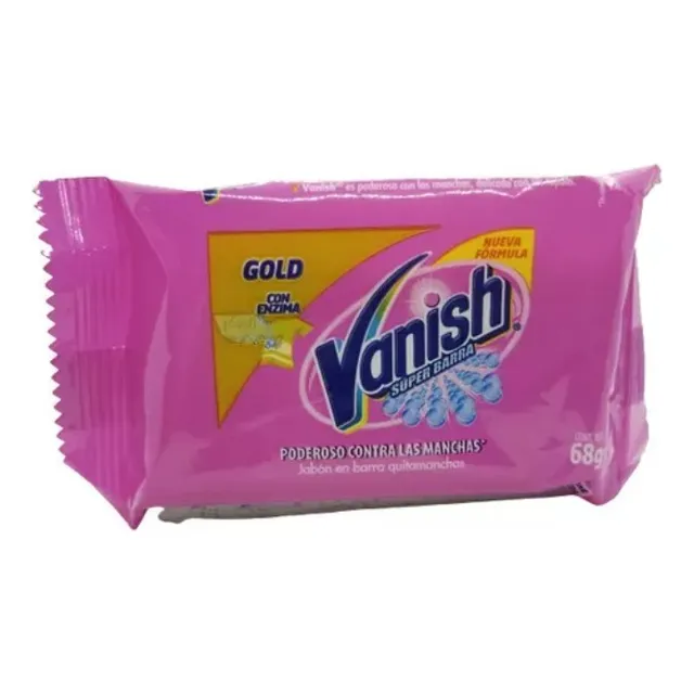 Jabón Vanish Super Barra De 68 Gramos Pack Con 12 Pcs